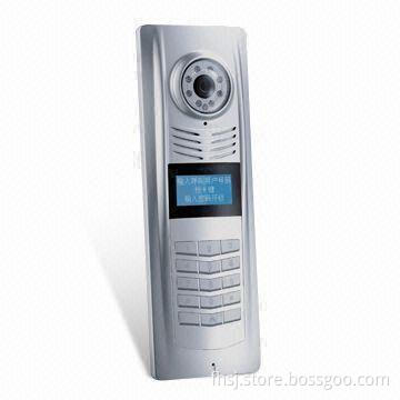 Video Door Phone with Zinc Alloy Panel and Anti-static Coating